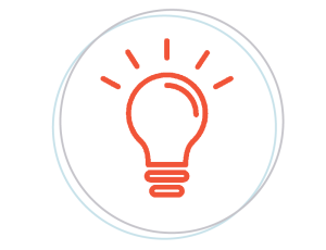 Icon of a lightbulb